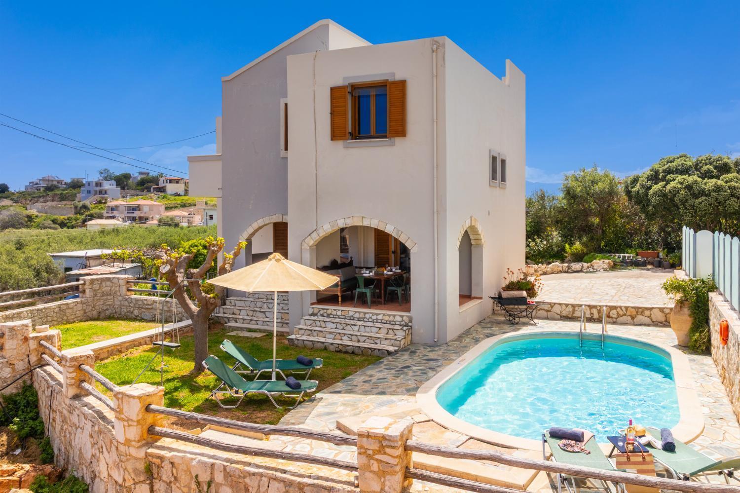 Villa Neria Aptera ภายนอก รูปภาพ